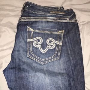 Express size 10 rerock medium wash jeans
